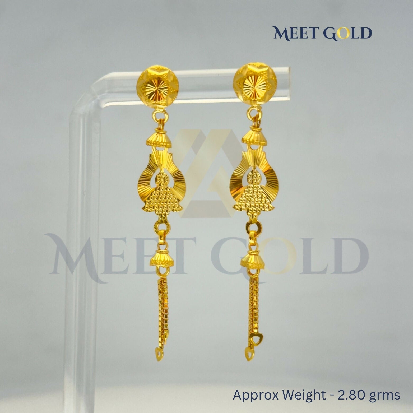 Vertical Latkan Earring Sarafa Bazar India