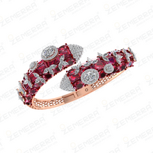Stunning Diamond bracelet with 14K Rose Gold Sarafa Bazar India