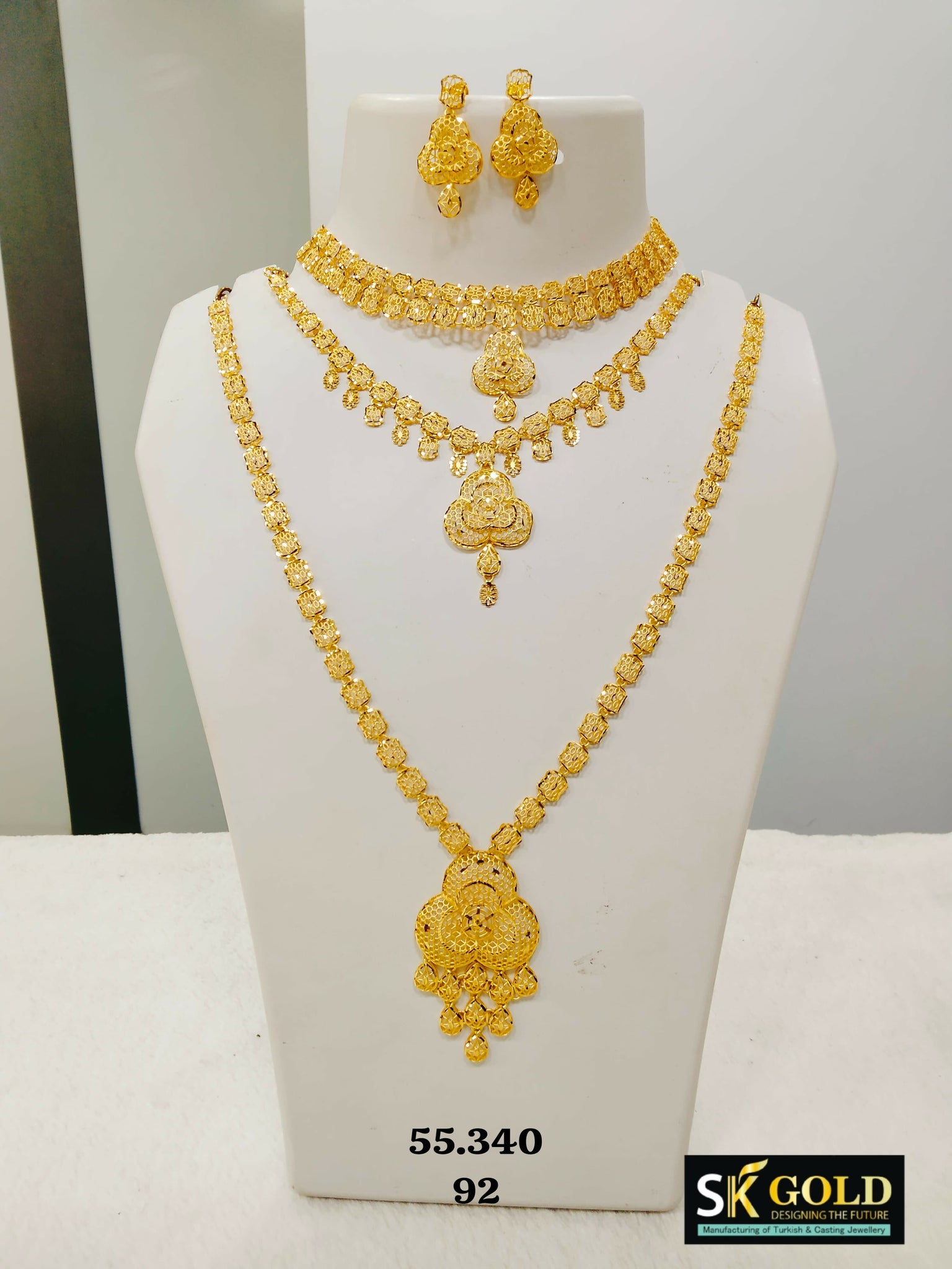 22kt Turkey Bridal Set Sarafa Bazar India