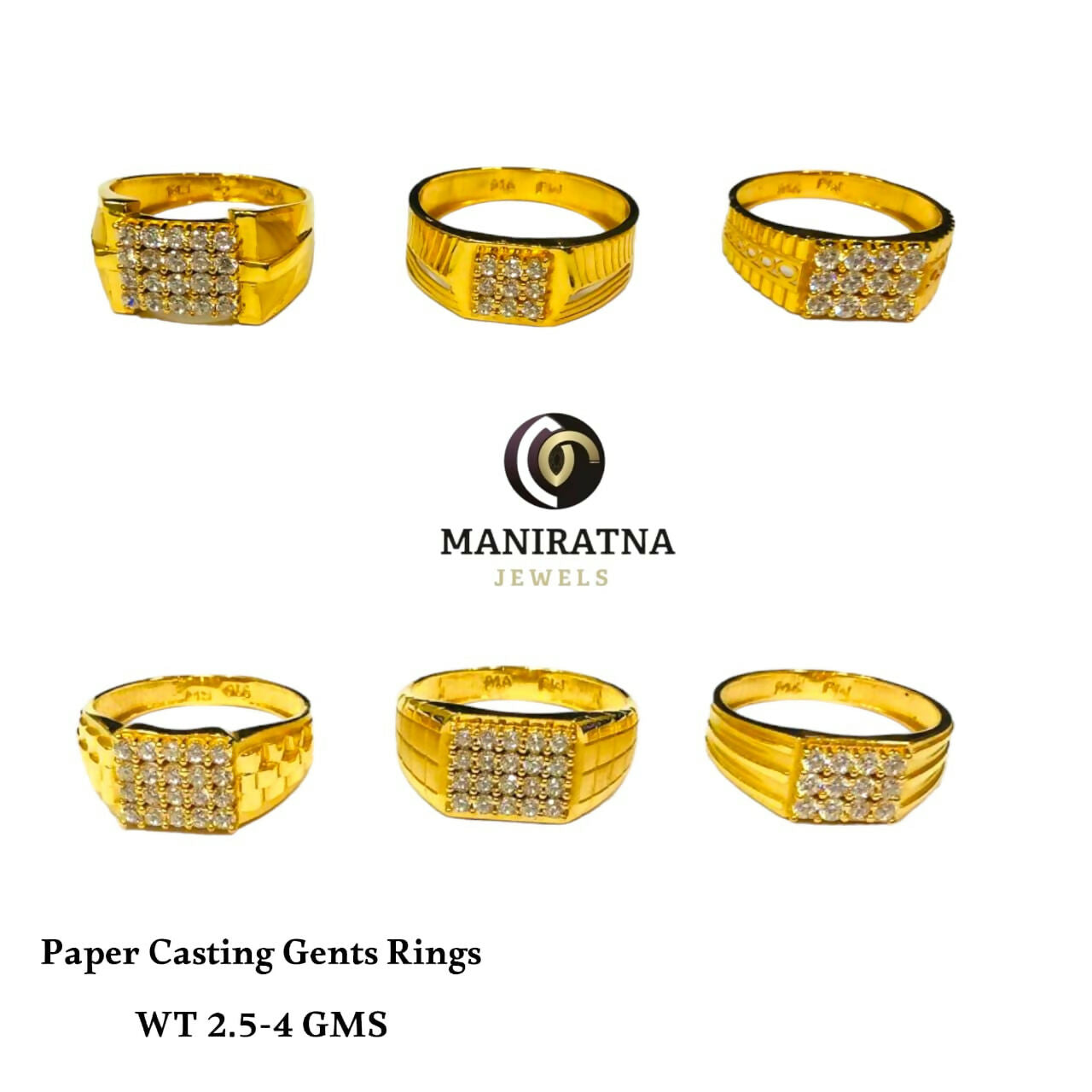 Paper Casting Gents Ring Sarafa Bazar India