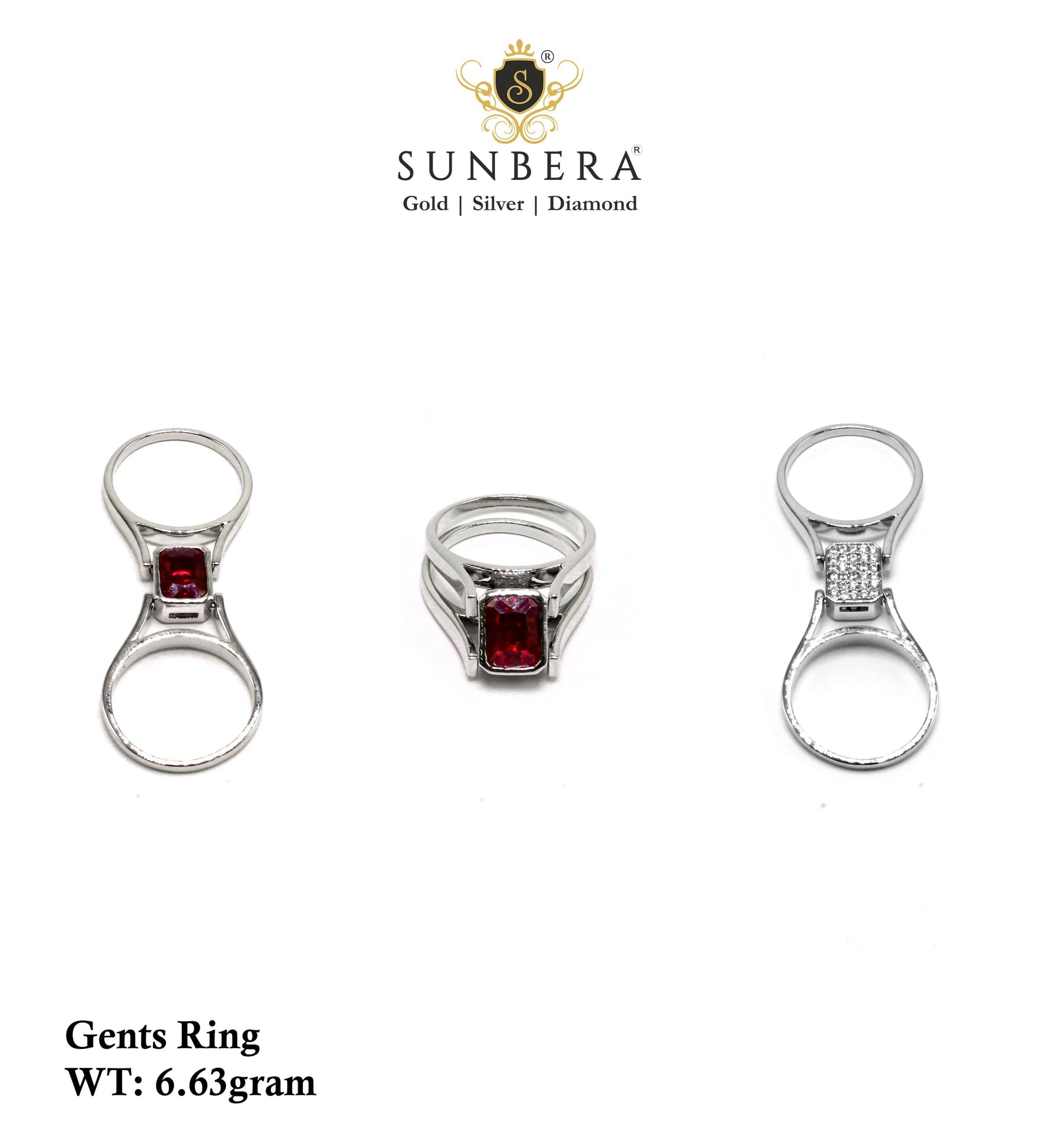 925 Silver Gents Ring Sarafa Bazar India