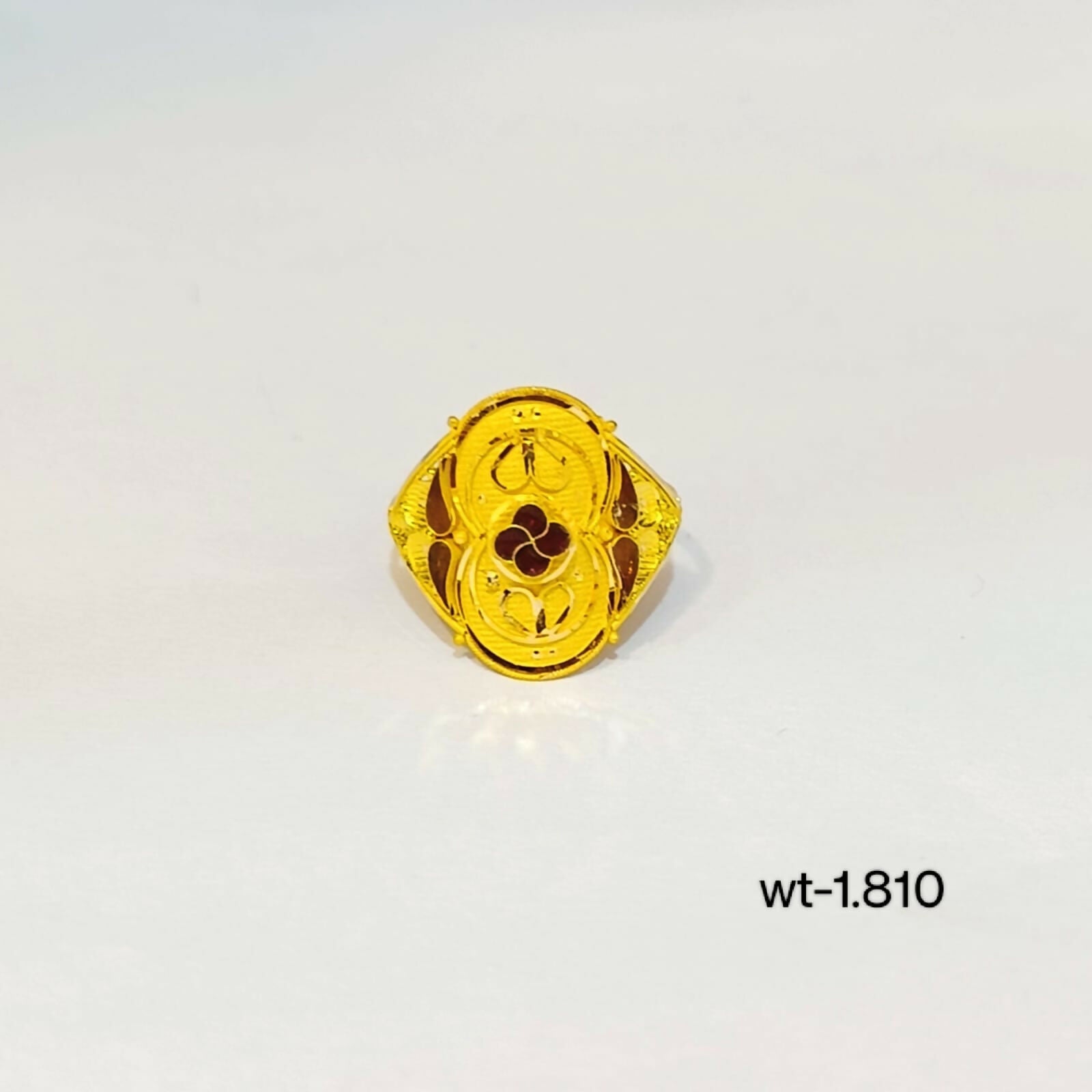 Gold Ladies Ring Sarafa Bazar India