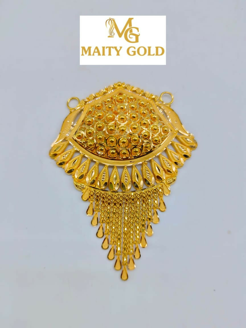 Gold Mangalsutra Pendant Sarafa Bazar India