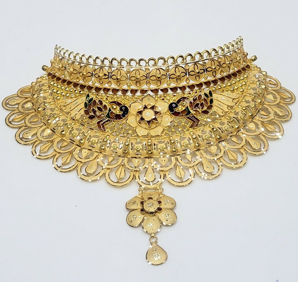 Gold Choker Sarafa Bazar India