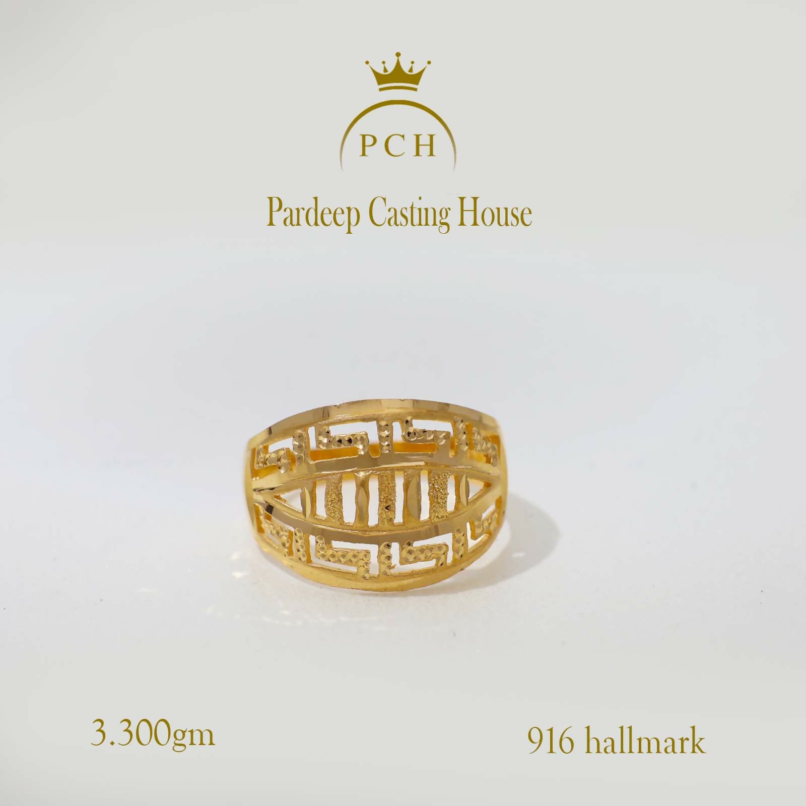 Precious Gold Ring for Women Sarafa Bazar India