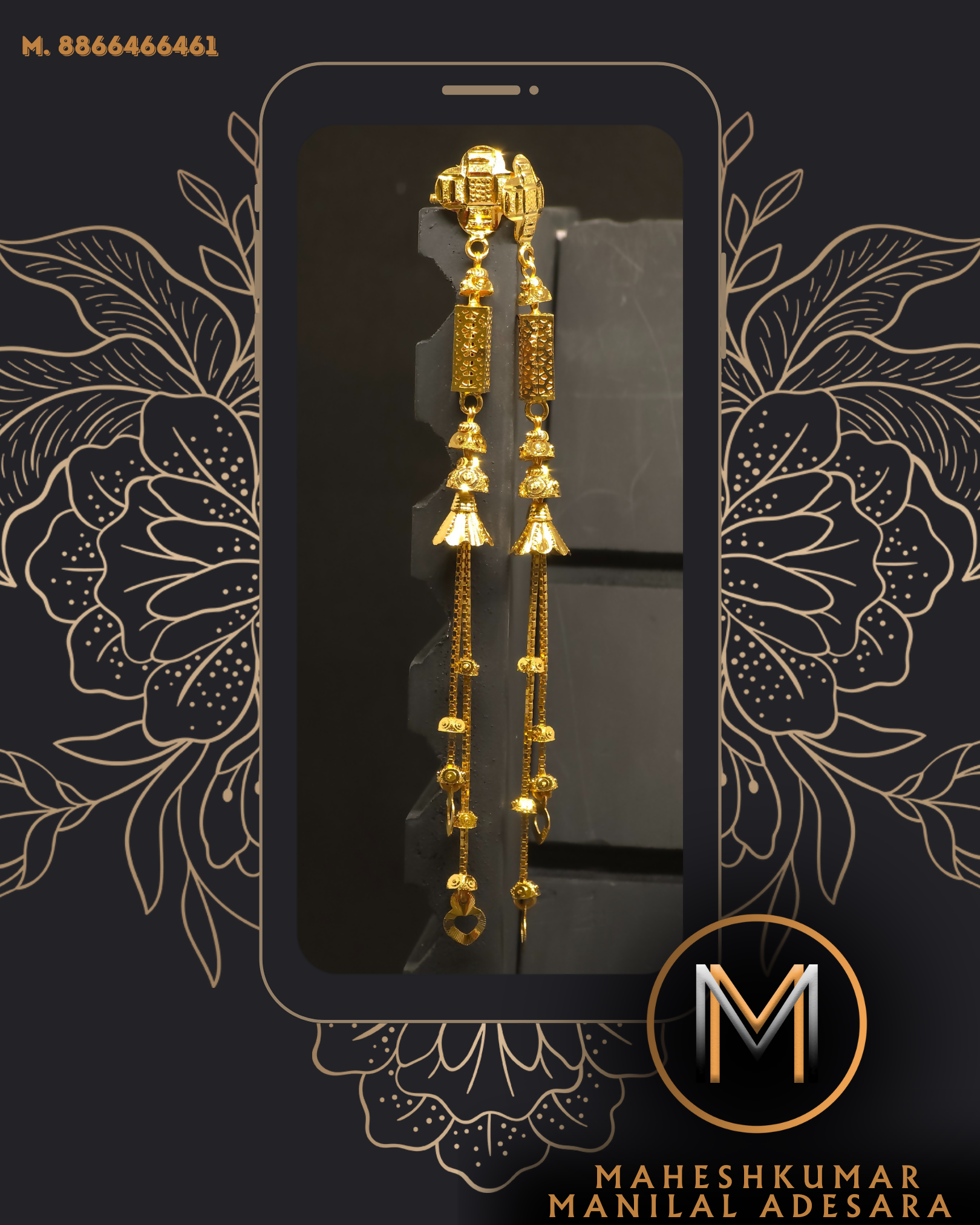 Fancy Long Butti Sarafa Bazar India