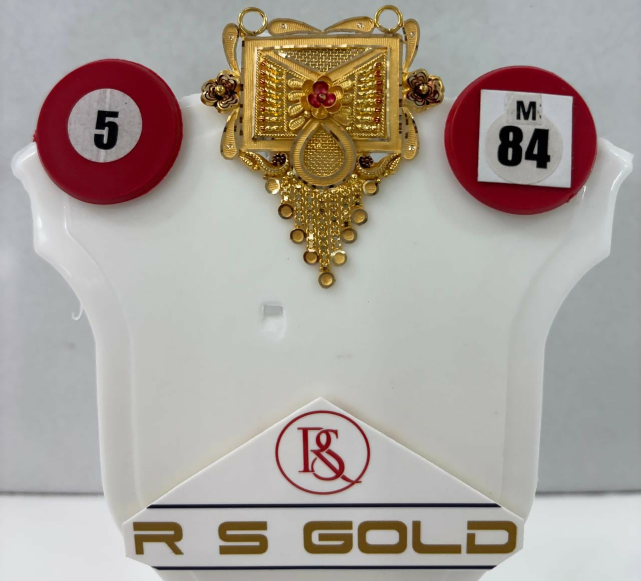 20kt Gold Mangalsutra Pendant Sarafa Bazar India