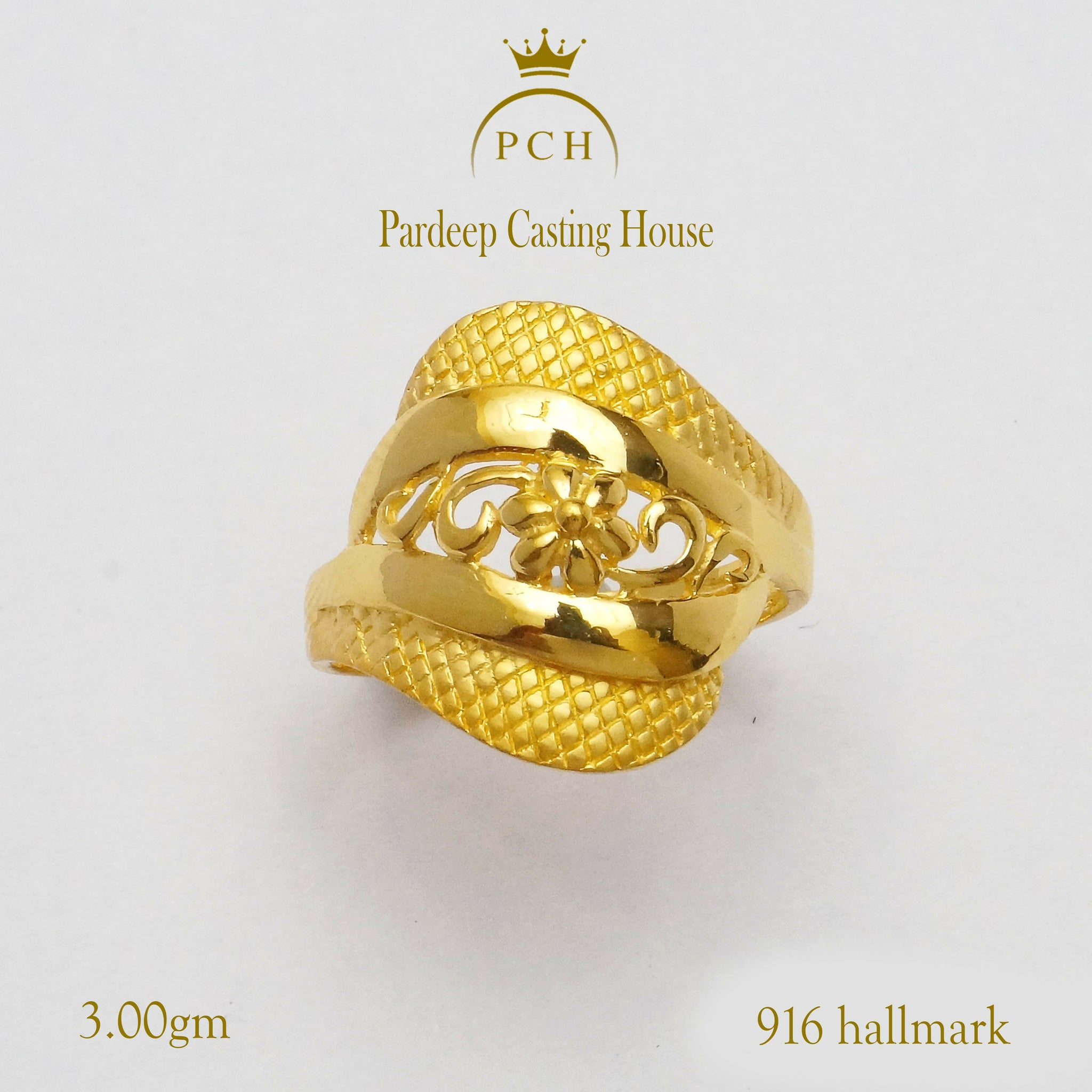 (11) 22kt Solid Yellow Gold Ring