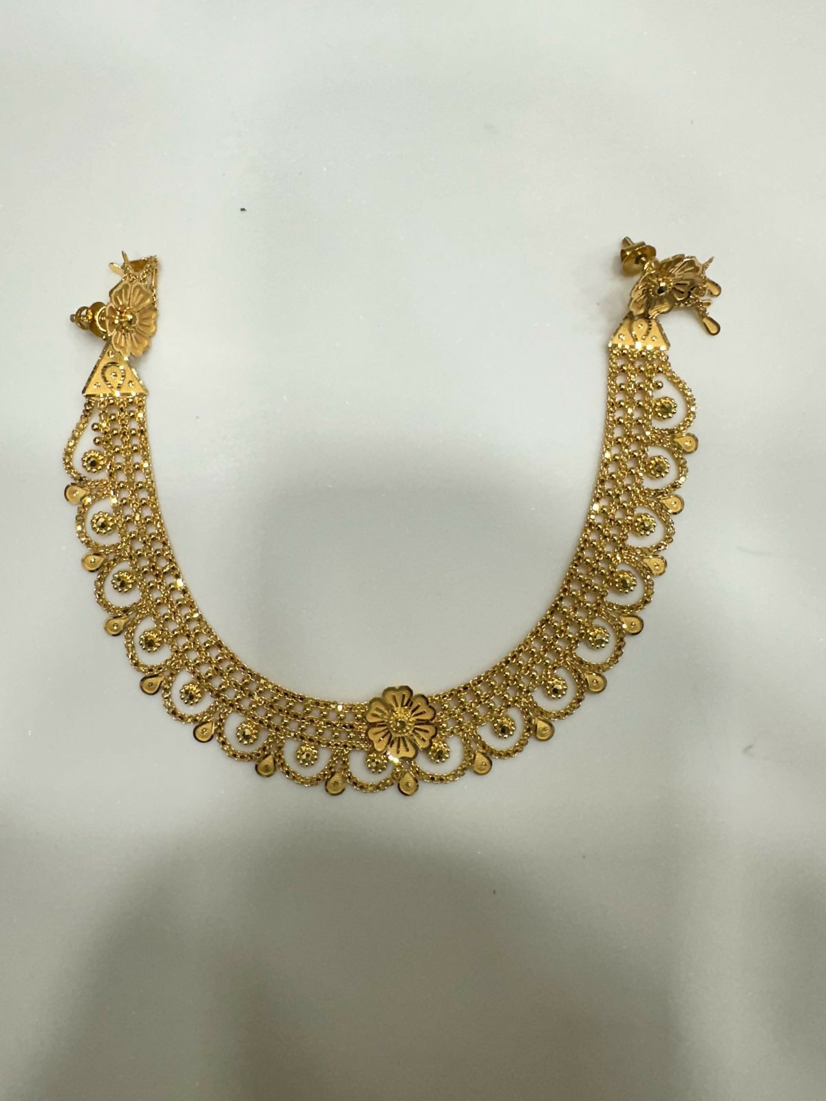 Gold Necklace Sarafa Bazar India