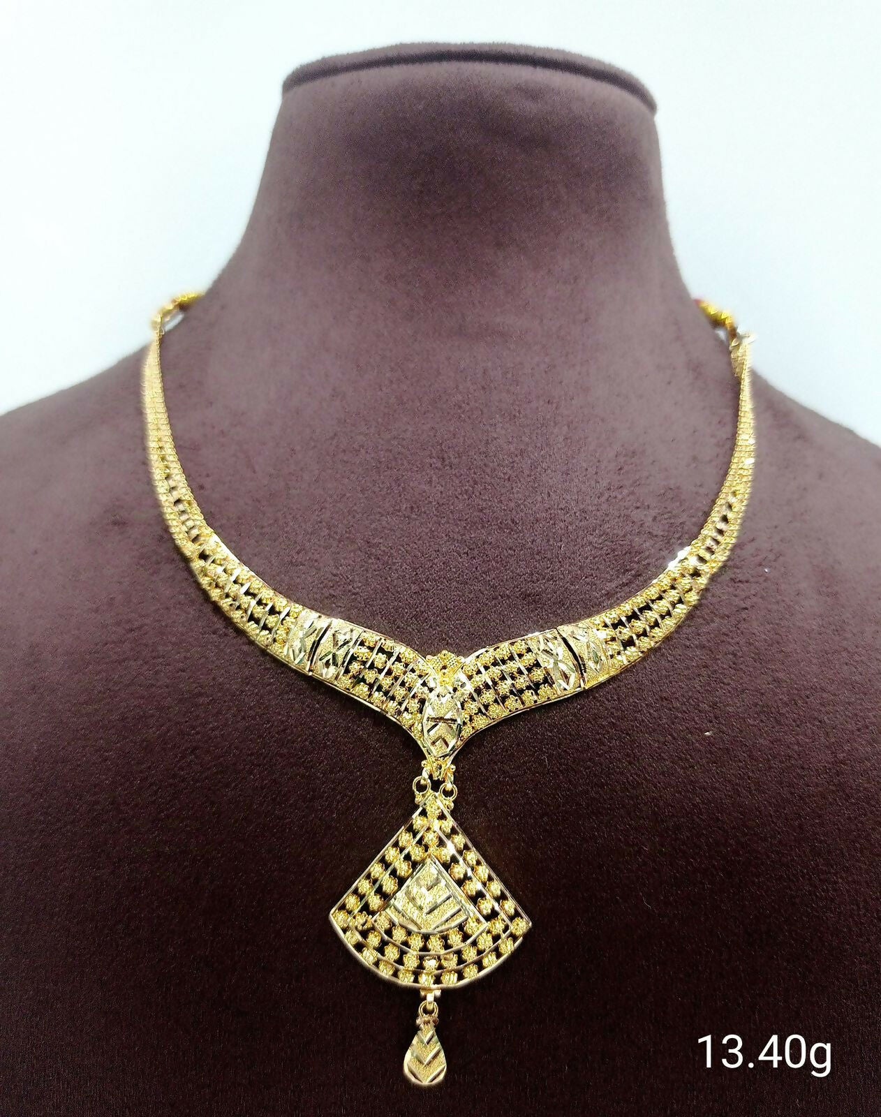 Gold Necklace Sarafa Bazar India