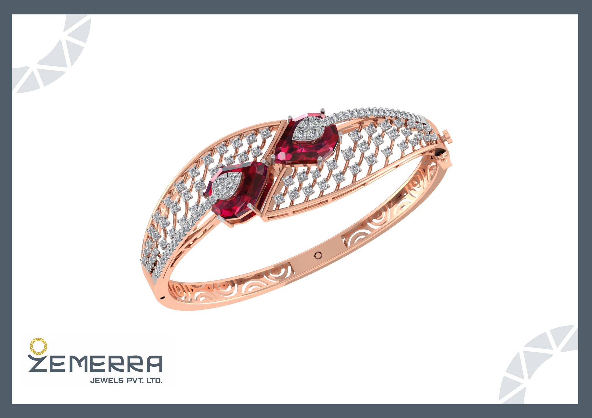 14K Gold Bracelets with Real Diamonds Sarafa Bazar India