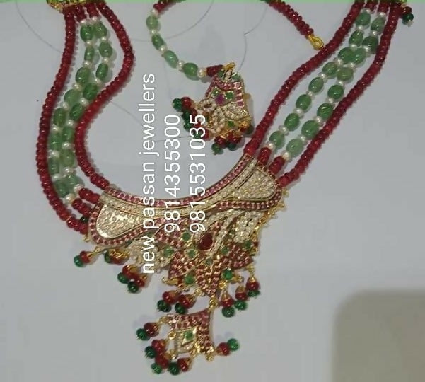 Jadau Necklace Sarafa Bazar India