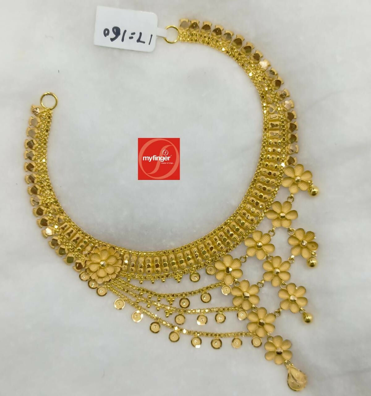 Gold Necklace Sarafa Bazar India