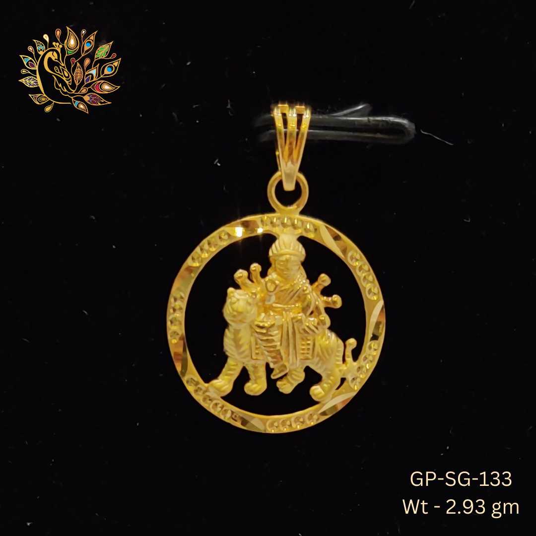 GP-SG-133 - Plain Casting God Pendants Sarafa Bazar India
