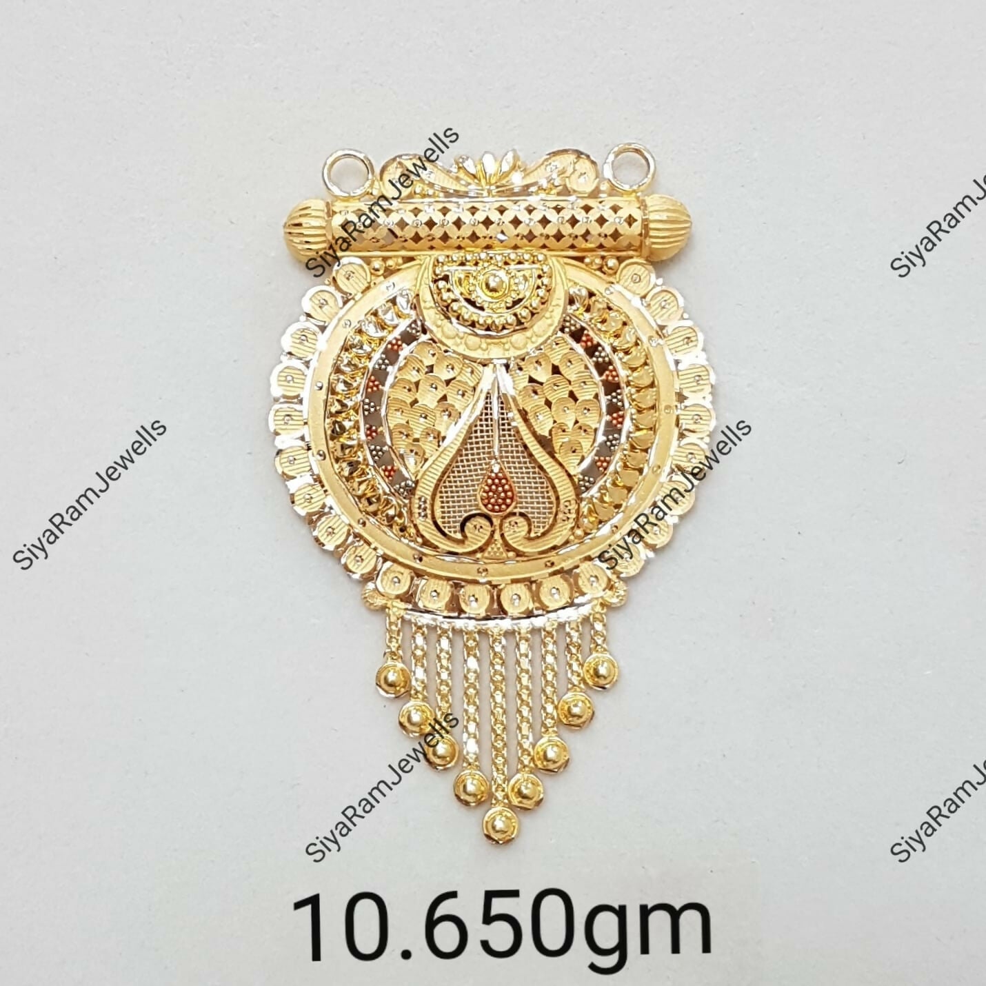 Gold Mangalsutra Pendant Sarafa Bazar India