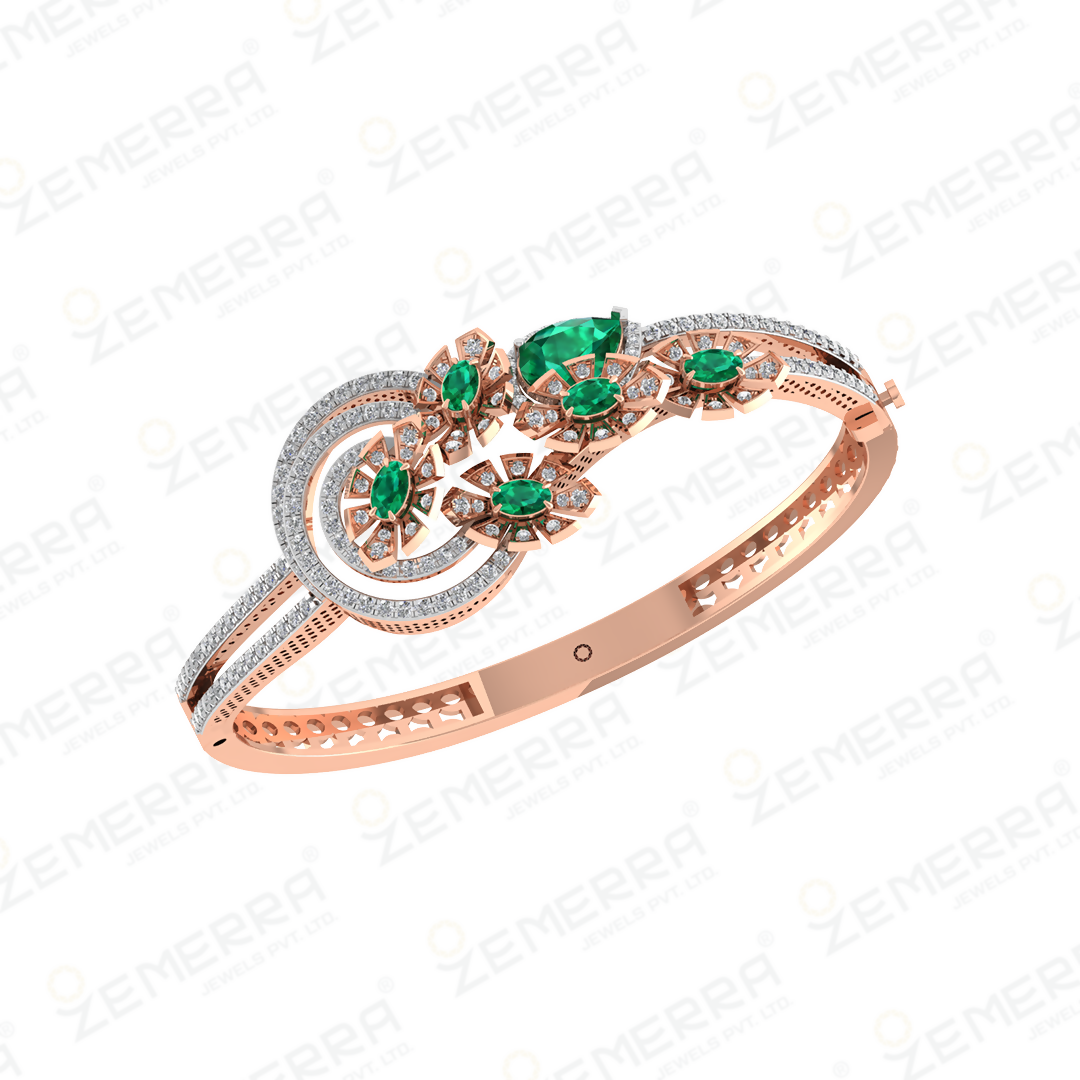 14K Gold Diamond Bracelets – Daily Wear Style Sarafa Bazar India