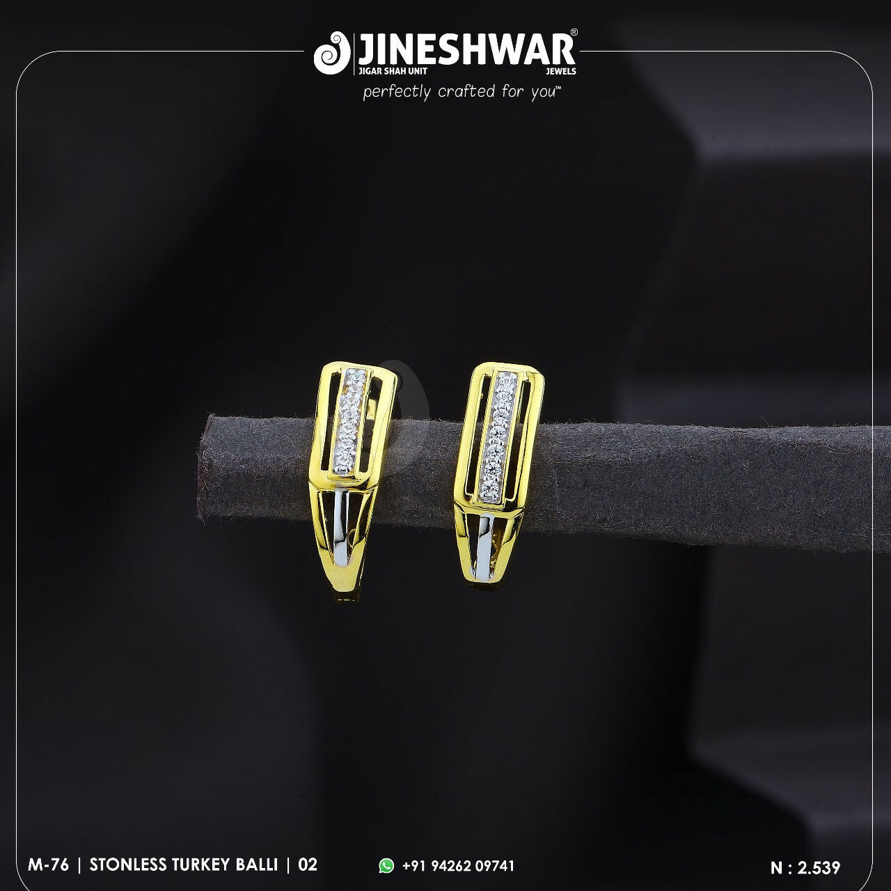 18kt Stonless Turkey Bali Sarafa Bazar India