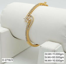 Ovel Bracelet-11gm-2719/3 Sarafa Bazar India