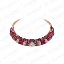 Luxury 14K Gold diamond Necklace Set Latest Jewelry Collection Sarafa Bazar India