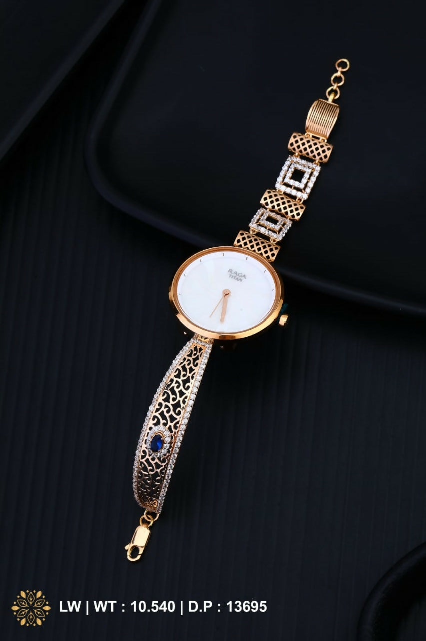 Rose Gold Ladies Watch Sarafa Bazar India