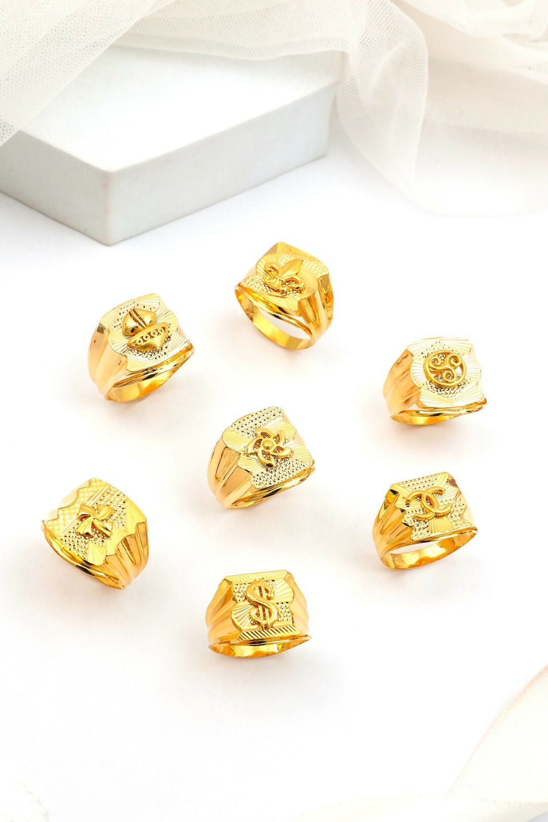 Gold Gents Rings Sarafa Bazar India