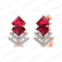 Modern 14KT Rose Gold Diamond Bali Sarafa Bazar India