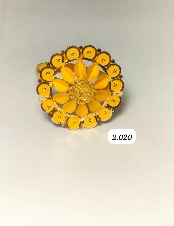 Gold Ladies Ring Sarafa Bazar India