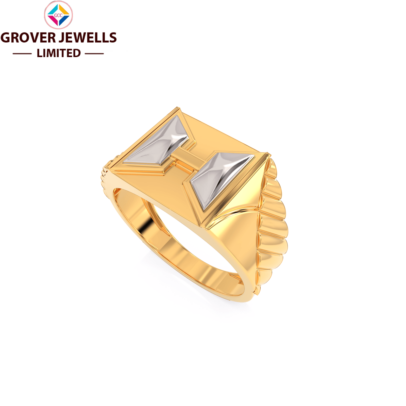 PAPER CASTING GENTS RING (PCGR-179) Sarafa Bazar India