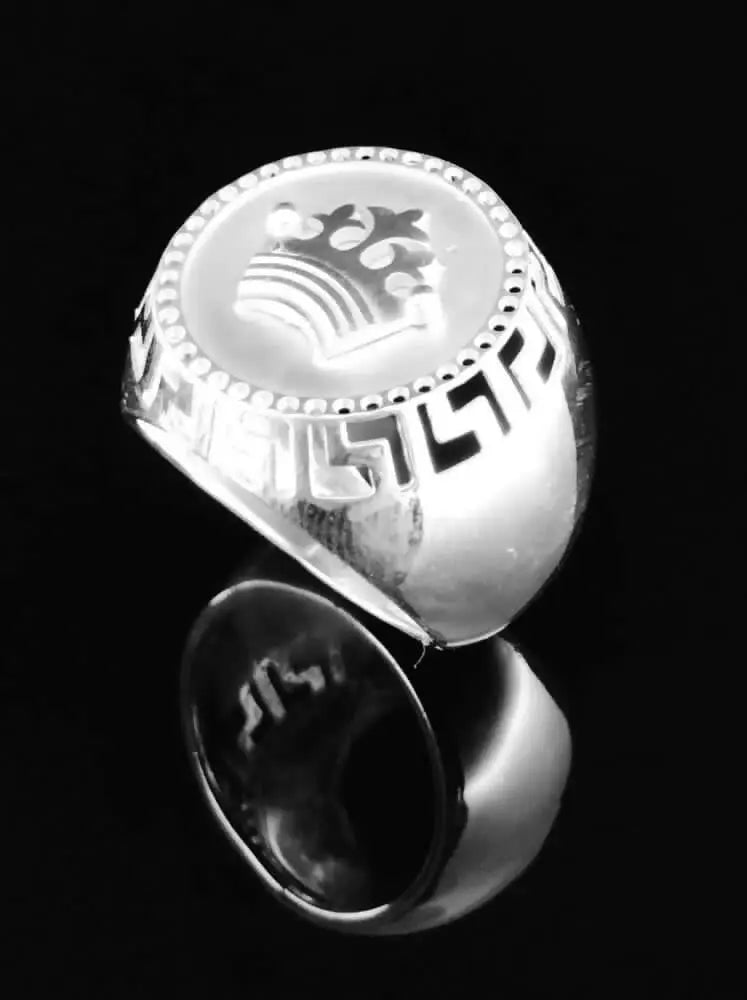 925 Silver Bahubali Ring Sarafa Bazar India