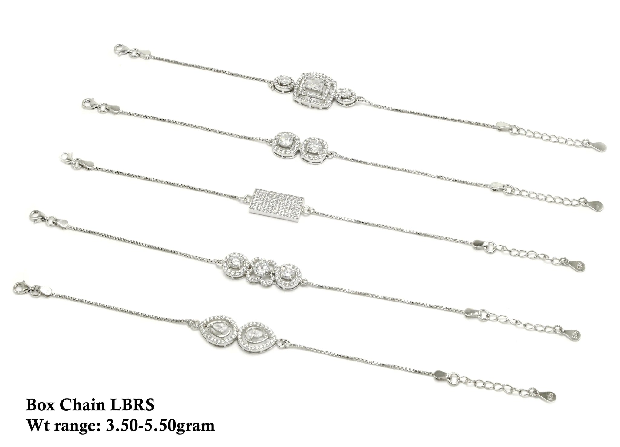 925 Silver Box Chain LBRS Sarafa Bazar India