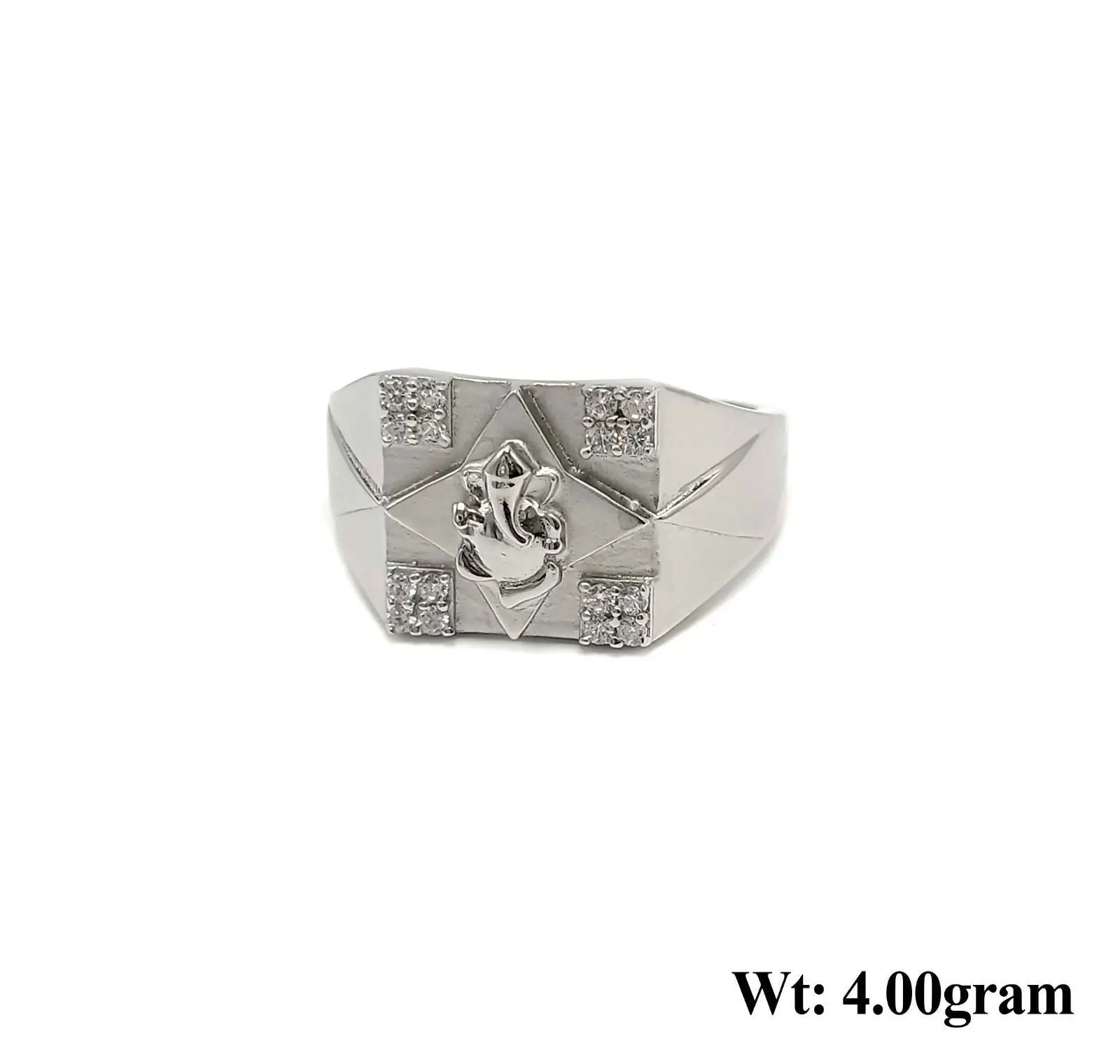 925 Silver Gents Ring Sarafa Bazar India