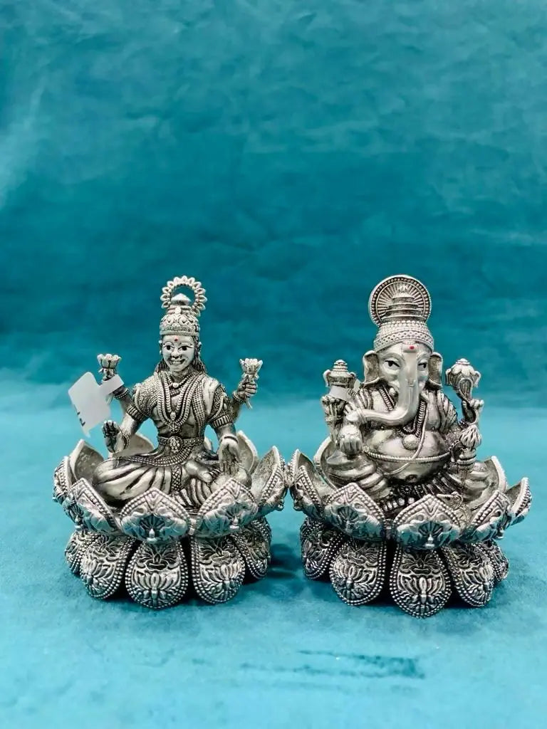 925 Silver Laxmi Ganesh Sarafa Bazar India