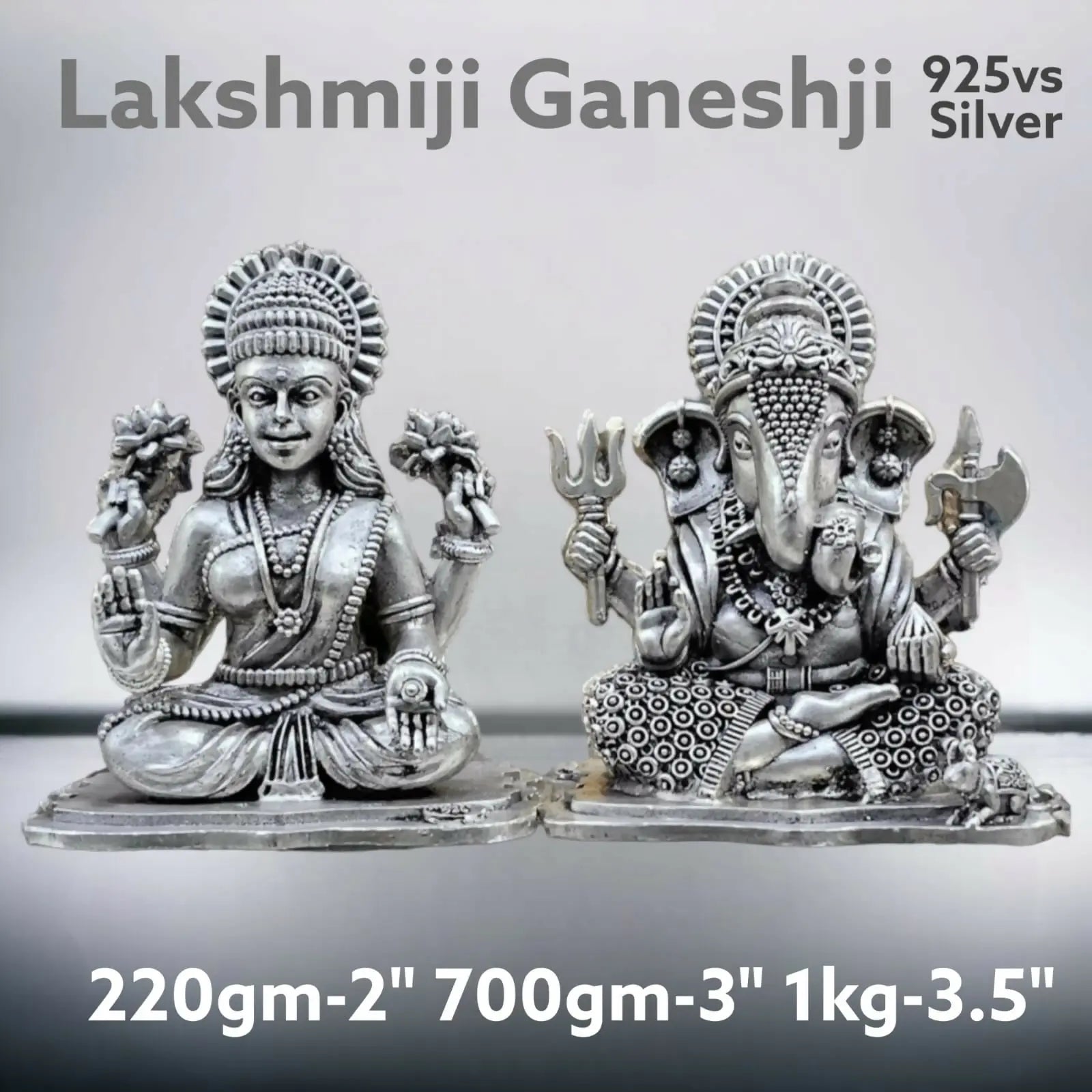 925 Silver Laxmiji Ganeshji Sarafa Bazar India