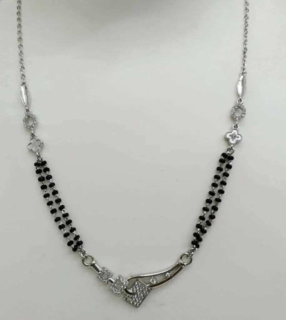 925 Silver Mangalsutra Sarafa Bazar India