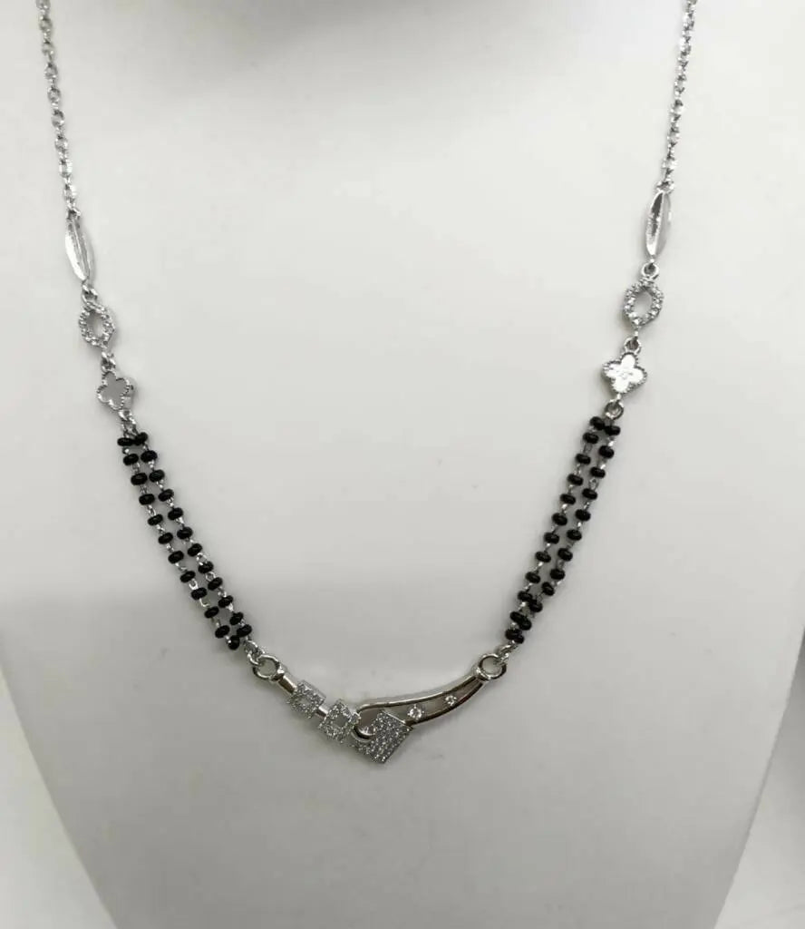 925 Silver Mangalsutra Sarafa Bazar India