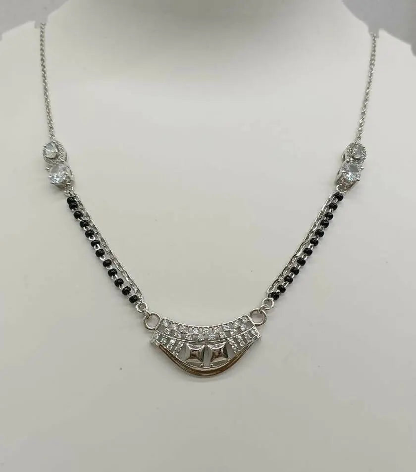 925 Silver Mangalsutra Sarafa Bazar India