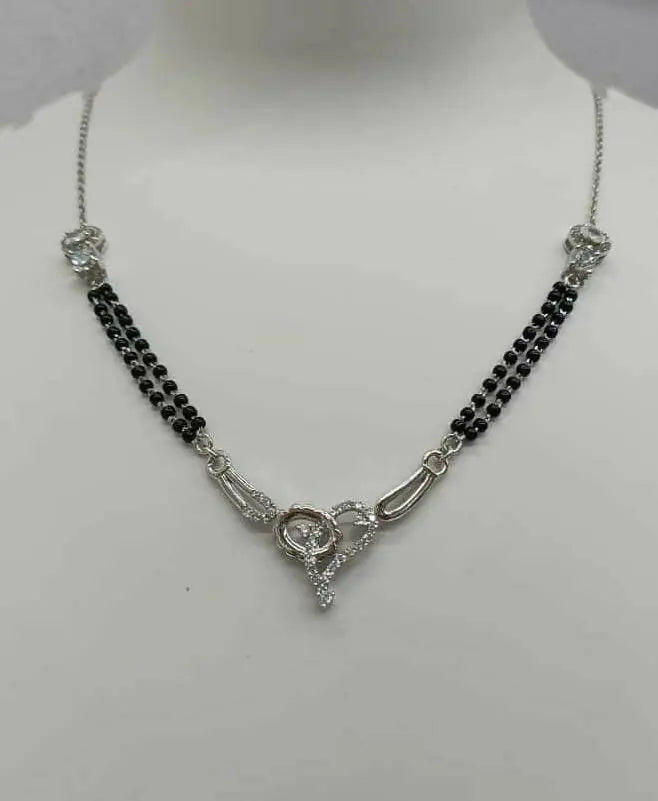 925 Silver Mangalsutra Sarafa Bazar India