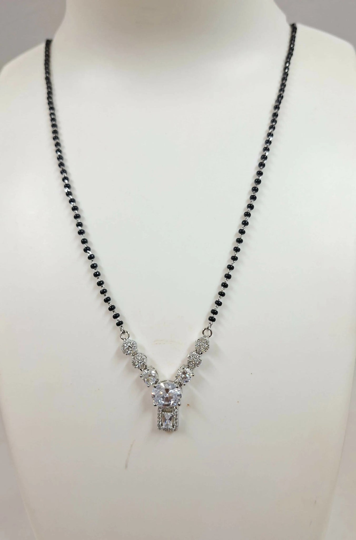 925 Silver Mangalsutra Sarafa Bazar India