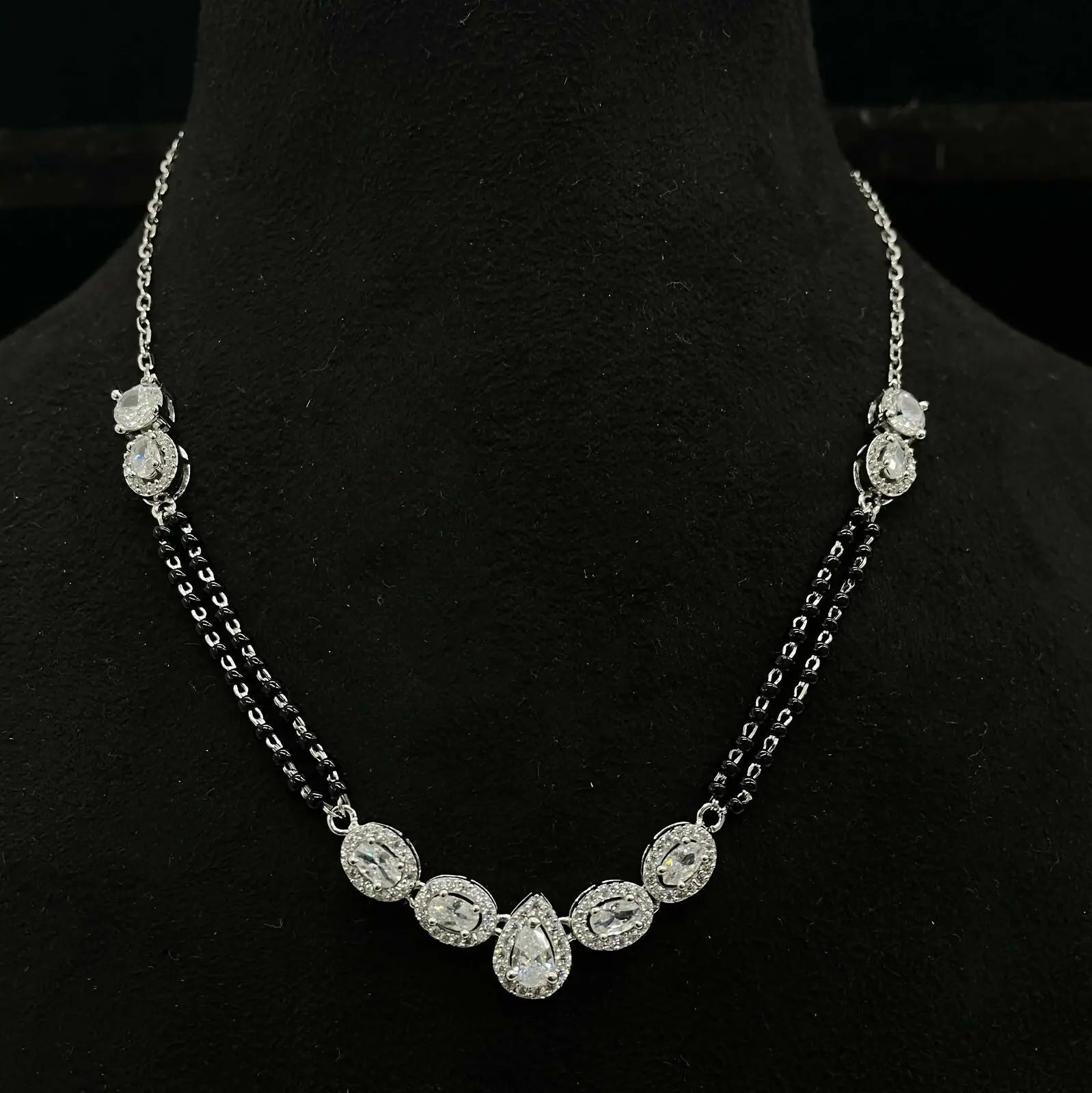 925 Silver Mangalsutra Sarafa Bazar India