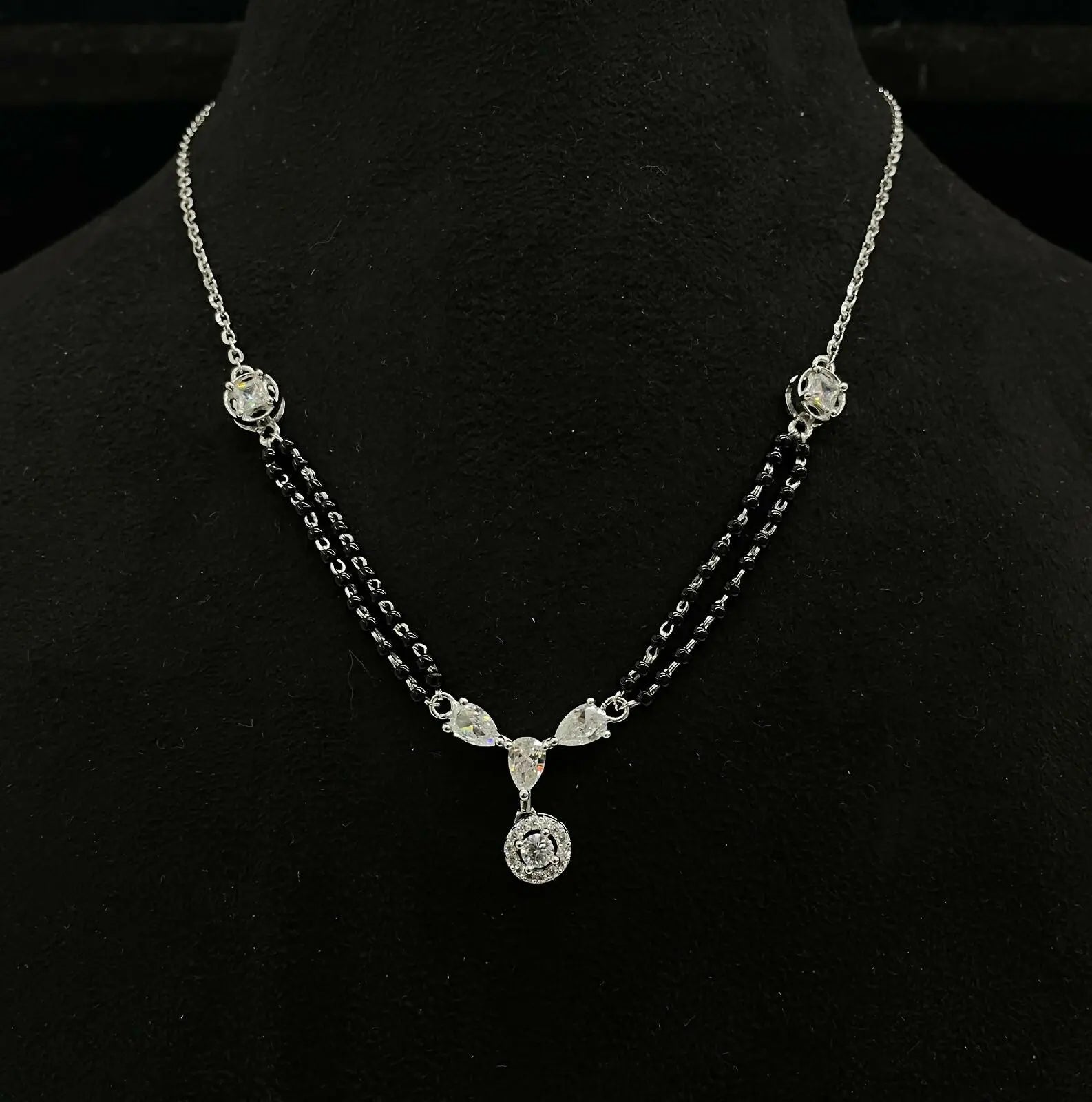 925 Silver Mangalsutra Sarafa Bazar India