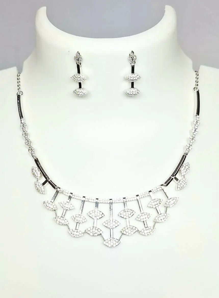 925 Silver Necklace Sarafa Bazar India