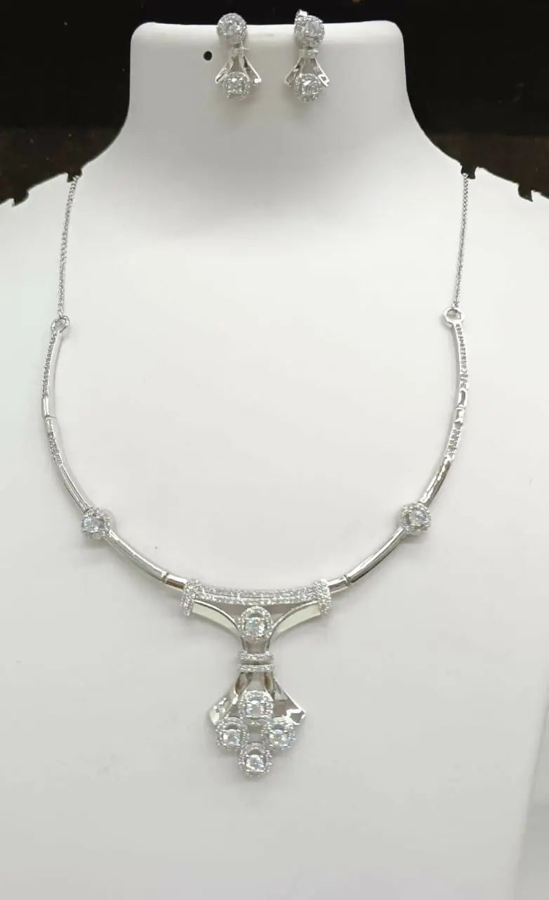 925 Silver Necklace Sarafa Bazar India