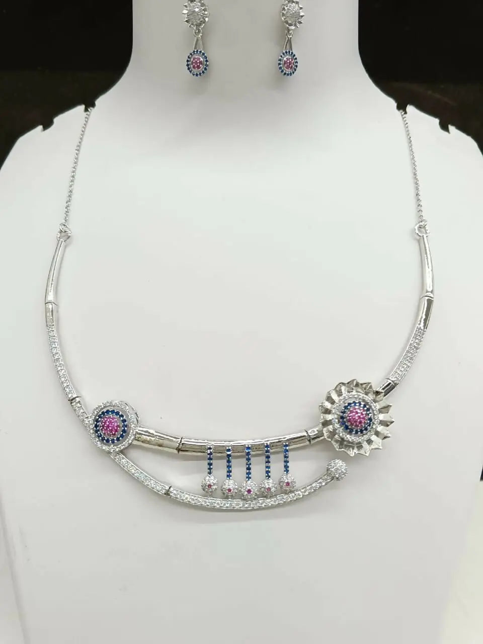 925 Silver Necklace Sarafa Bazar India