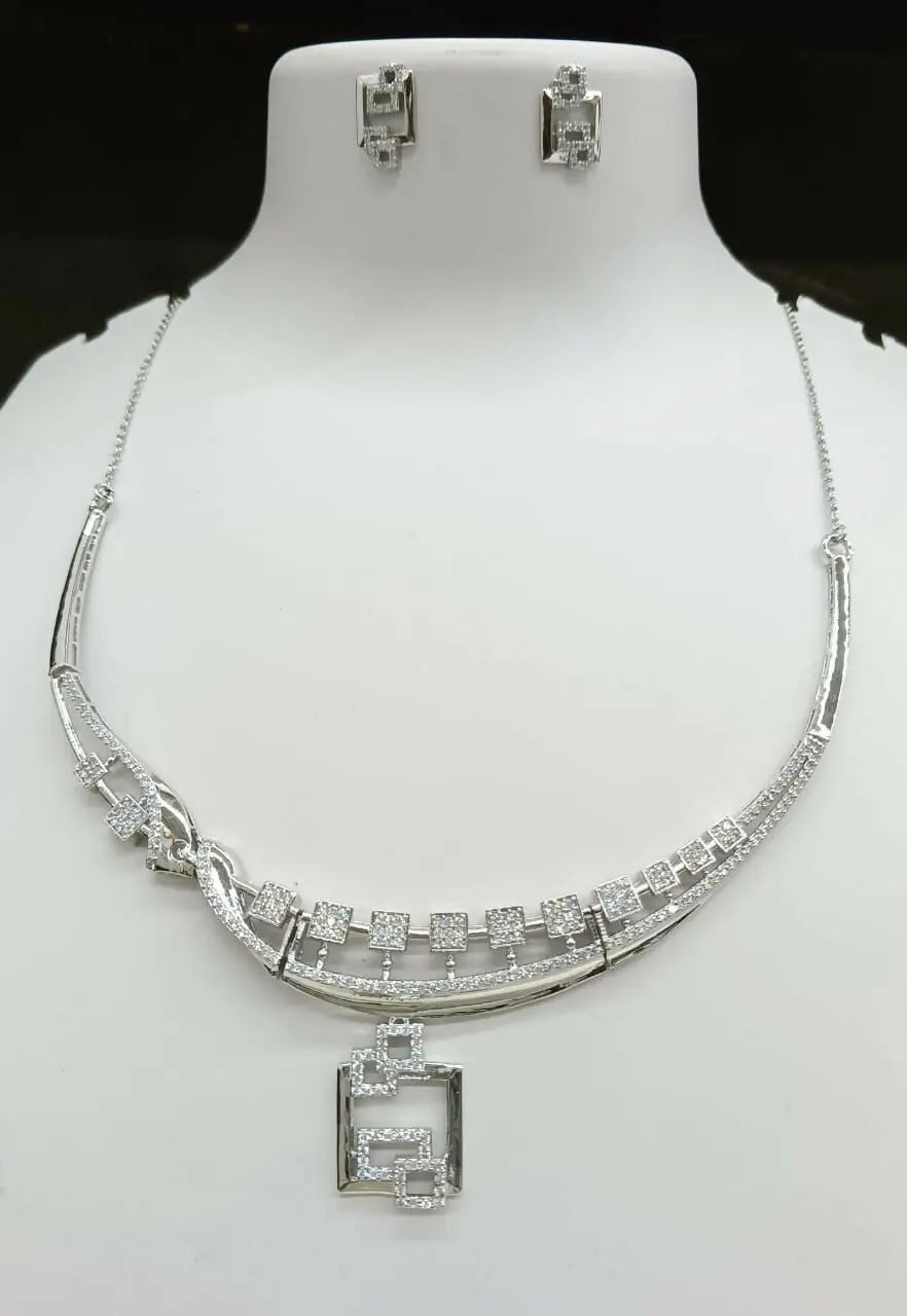 925 Silver Necklace Sarafa Bazar India