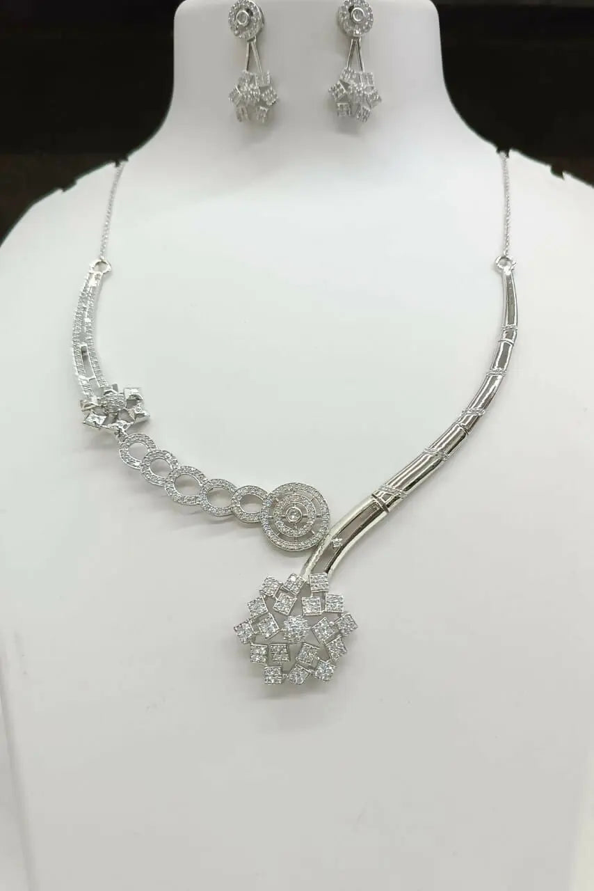 925 Silver Necklace Sarafa Bazar India