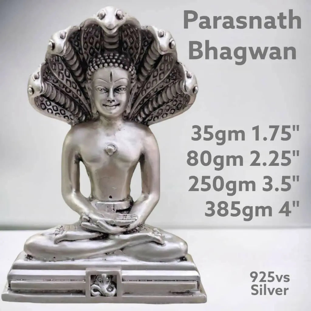 925 Silver Parasnath Bhagwan Sarafa Bazar India