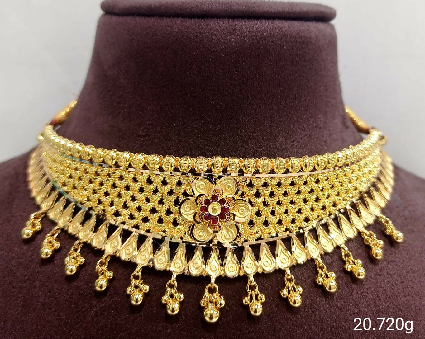 Gold Choker Sarafa Bazar India