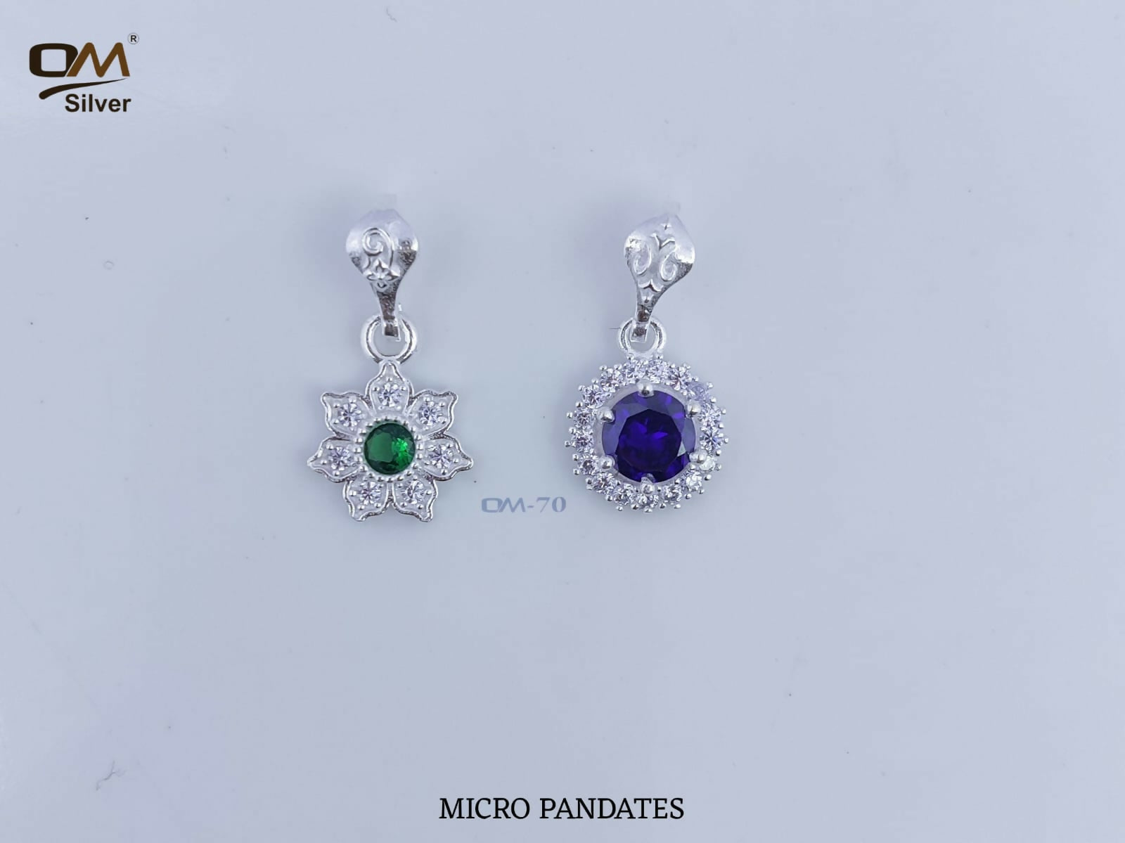 Silver Micro Pendants Sarafa Bazar India