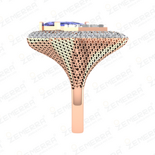 Kite-Shaped Tanzanite Center Stone in 14KT Rose Gold Sarafa Bazar India