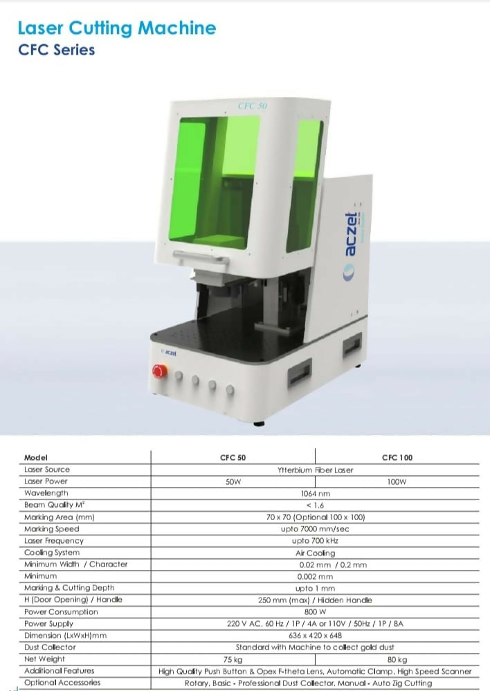 Laser Cutting Machine Sarafa Bazar India